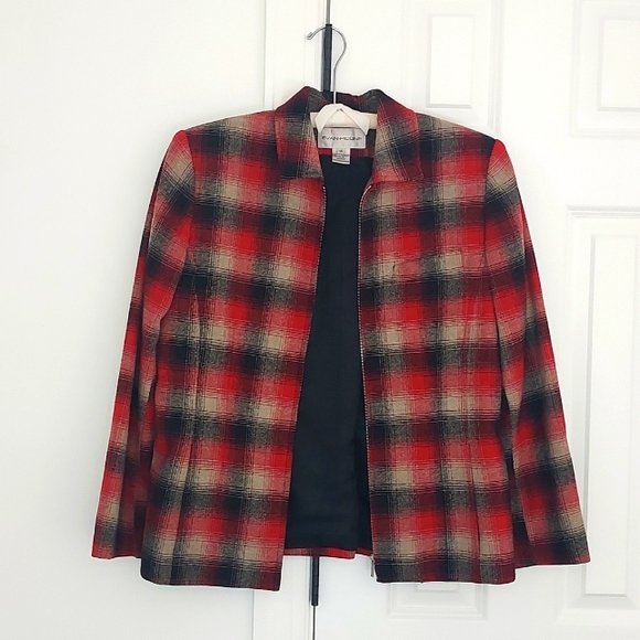 Evan Picone Jackets & Blazers - Evan Picone Vintage Lambswool Zip Jacket
